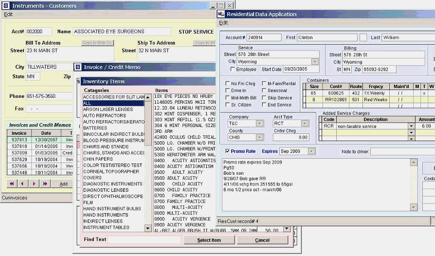 Image of sample applications.