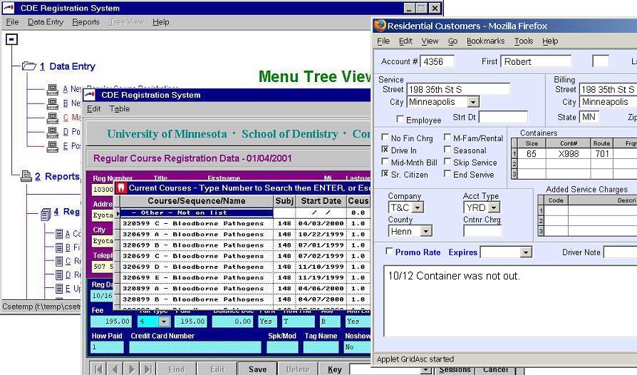 Image of sample applications.