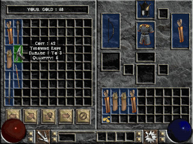 diablo 2 character screen