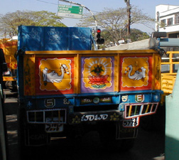 A typical truck in India