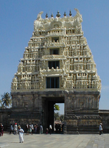 Temple gate at Belur