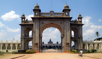 Gate to Mysore Palace